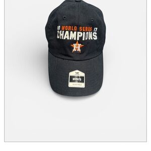 2017 Houston Astros World Series Champions Black Cap
